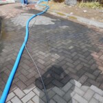 インターロッキングブロック洗浄