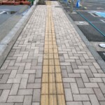 インターロッキングブロック洗浄後