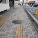 インターロッキングブロック洗浄前