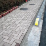 インターロッキングブロック洗浄後