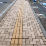 インターロッキングブロック洗浄後