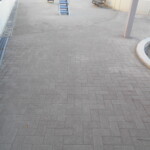 インターロッキングブロック洗浄前