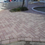 インターロッキングブロック洗浄後